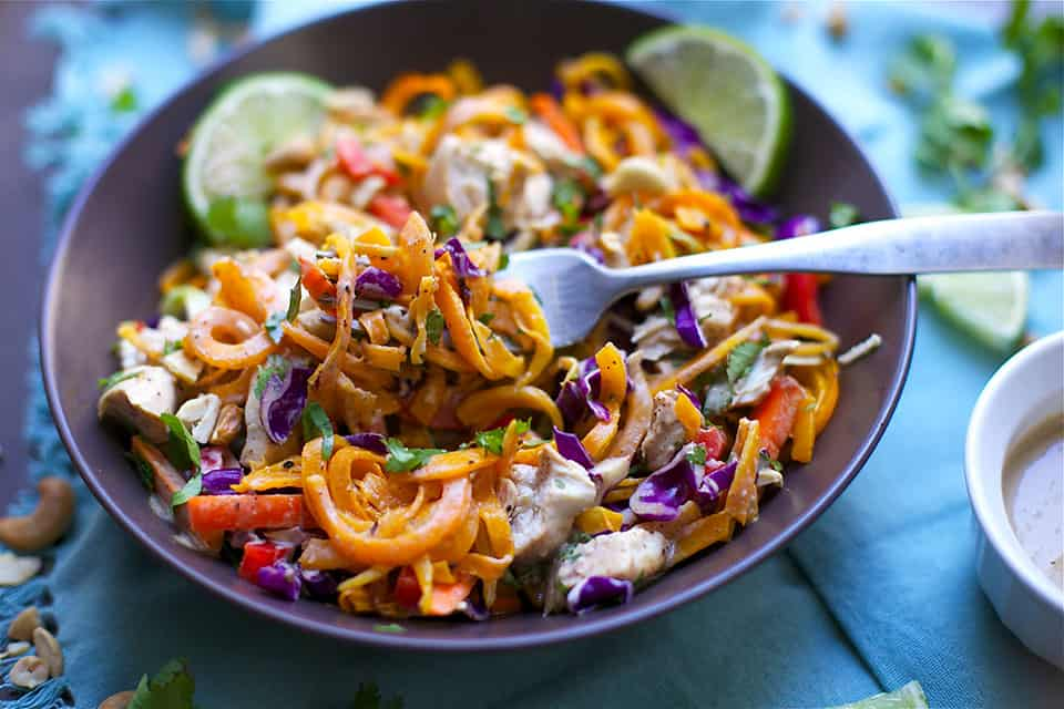 Featured image for “Paleo Chicken Pad Thai”